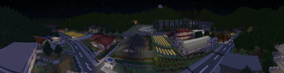Panorama of the Minecraft Bedrock Marketplace product Ghost Hunting in the School created by Impress.