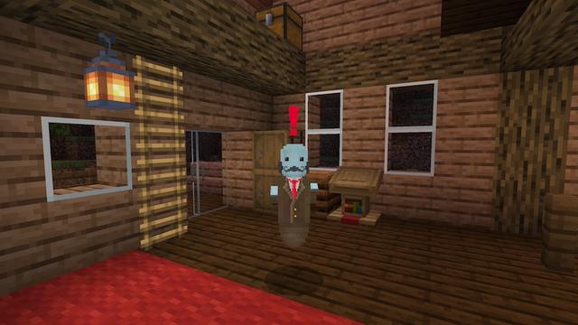 Screenshot of the Minecraft Bedrock Marketplace product Ghost Hunting in the School created by Impress.
