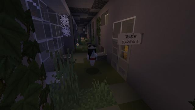 Screenshot of the Minecraft Bedrock Marketplace product Ghost Hunting in the School created by Impress.
