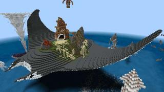 Screenshot of the Minecraft Bedrock Marketplace product Giant Ocean Creatures created by Impress.