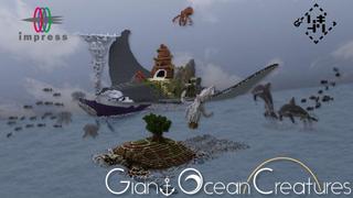 Thumbnail of the Minecraft Bedrock Marketplace product Créatures océaniques géantes created by Impress.