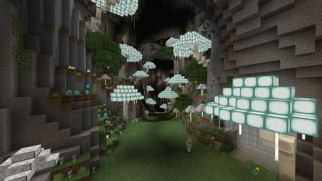 Screenshot of the Minecraft Bedrock Marketplace product Giant Tree created by Impress.