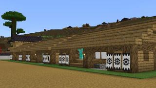Screenshot of the Minecraft Bedrock Marketplace product Horse Castle created by Impress.