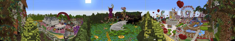 Panorama of the Minecraft Bedrock Marketplace product KawaiiWorld created by Impress.