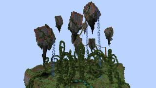 Screenshot of the Minecraft Bedrock Marketplace product Landscape Parkour created by Impress.