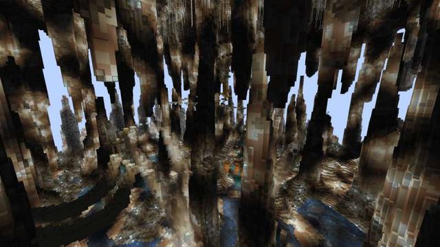 Screenshot of the Minecraft Bedrock Marketplace product Landscape Parkour created by Impress.