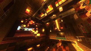 Screenshot of the Minecraft Bedrock Marketplace product Library in the Sky created by Impress.