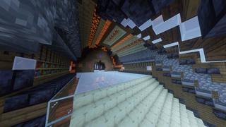 Screenshot of the Minecraft Bedrock Marketplace product Library in the Sky created by Impress.