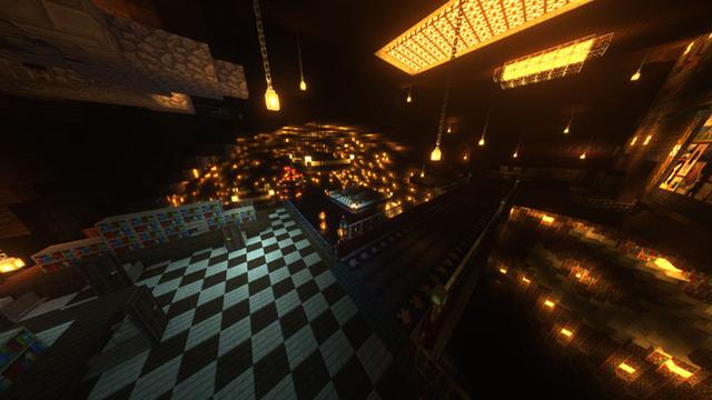 Screenshot of the Minecraft Bedrock Marketplace product Library in the Sky created by Impress.