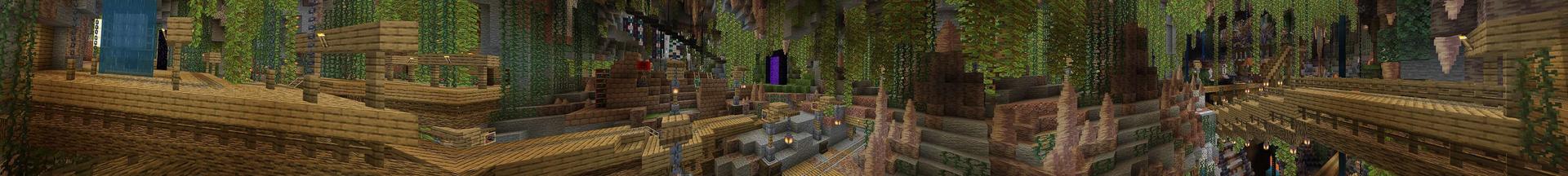 Panorama of the Minecraft Bedrock Marketplace product MinecartAdventure created by Impress.