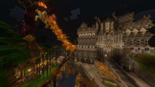 Screenshot of the Minecraft Bedrock Marketplace product MinecartAdventure created by Impress.