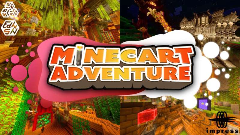 Thumbnail of the Minecraft Bedrock Marketplace product MinecartAdventure created by Impress.