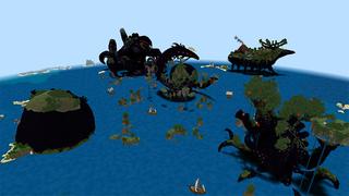Screenshot of the Minecraft Bedrock Marketplace product Monster Islands created by Impress.