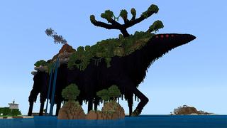 Screenshot of the Minecraft Bedrock Marketplace product Monster Islands created by Impress.