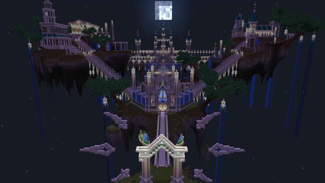 Screenshot of the Minecraft Bedrock Marketplace product Mystical Skyland created by Impress.