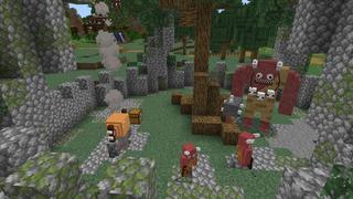 Screenshot of the Minecraft Bedrock Marketplace product Ninja Dungeons created by Impress.