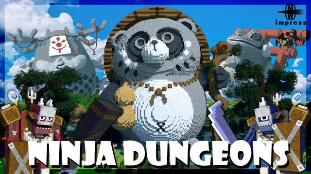Thumbnail of the Minecraft Bedrock Marketplace product Ninja Dungeons created by Impress.