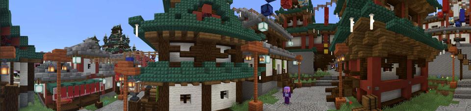 Panorama of the Minecraft Bedrock Marketplace product Oborozuki -Samurai RPG- created by Impress.