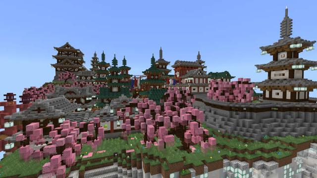 Screenshot of the Minecraft Bedrock Marketplace product Oborozuki -Samurai RPG- created by Impress.
