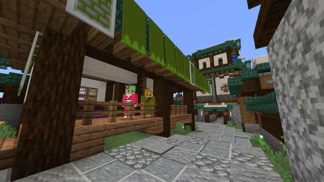 Screenshot of the Minecraft Bedrock Marketplace product Oborozuki -Samurai RPG- created by Impress.
