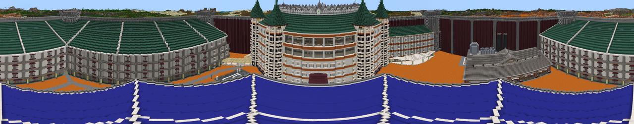 Panorama of the Minecraft Bedrock Marketplace product Prison Escape NOOB VS PRO created by Impress.