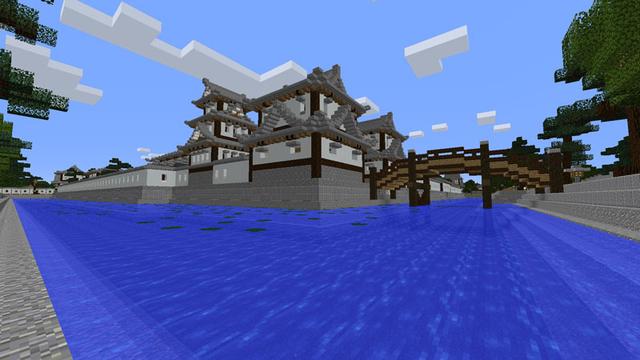 Screenshot of the Minecraft Bedrock Marketplace product SAMURAI Castle-MUTSUKIJO- created by Impress.