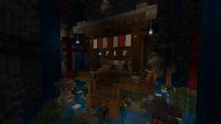 Screenshot of the Minecraft Bedrock Marketplace product Samurai vs Ogre Castle Assault created by Impress.