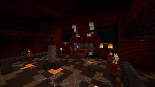 Screenshot of the Minecraft Bedrock Marketplace product Samurai vs Ogre Castle Assault created by Impress.