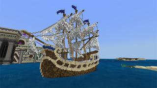 Screenshot of the Minecraft Bedrock Marketplace product Sea Fortress created by Impress.