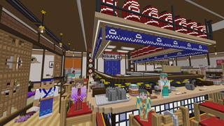 Screenshot of the Minecraft Bedrock Marketplace product Sushi Eater created by Impress.