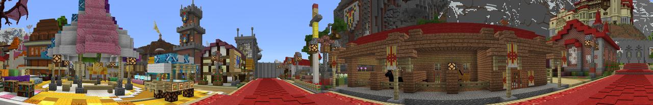 Panorama of the Minecraft Bedrock Marketplace product The Room of a Dreamer created by Impress.