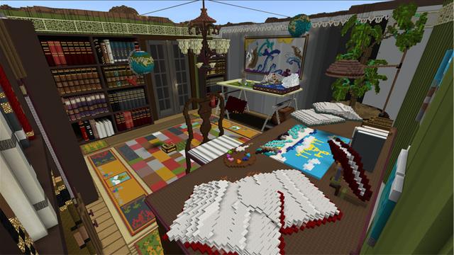 Screenshot of the Minecraft Bedrock Marketplace product The Room of a Dreamer created by Impress.
