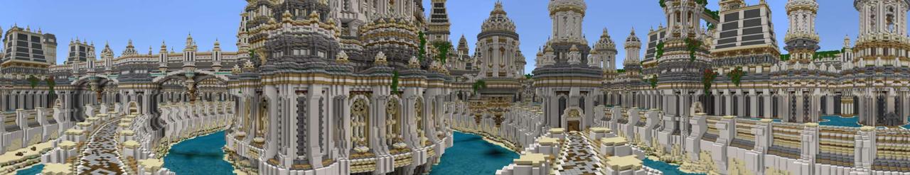 Panorama of the Minecraft Bedrock Marketplace product TREASURE CASTLE OF THE OCEAN created by Impress.