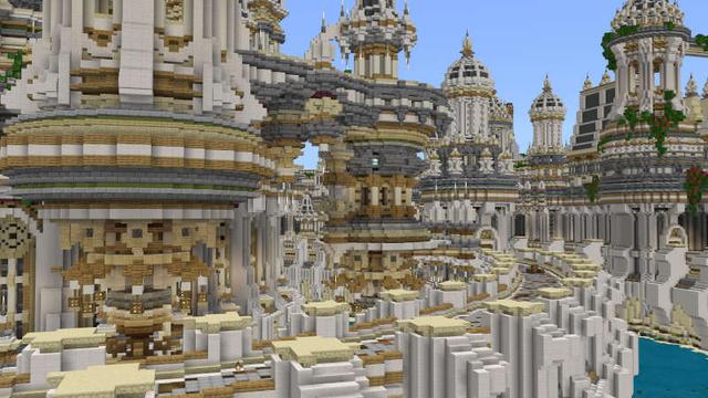 Screenshot of the Minecraft Bedrock Marketplace product TREASURE CASTLE OF THE OCEAN created by Impress.