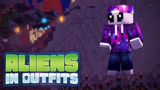 Thumbnail of the Minecraft Bedrock Marketplace product Aliens In Outfits created by Impulse.