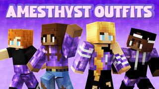 Thumbnail of the Minecraft Bedrock Marketplace product Amesthyst Outfits created by Impulse.
