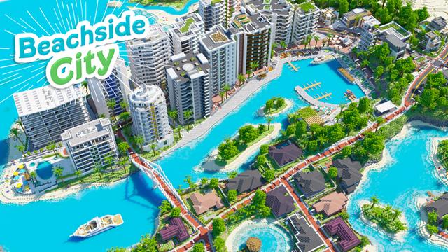 Thumbnail of the Minecraft Bedrock Marketplace product Beachside City created by Impulse.