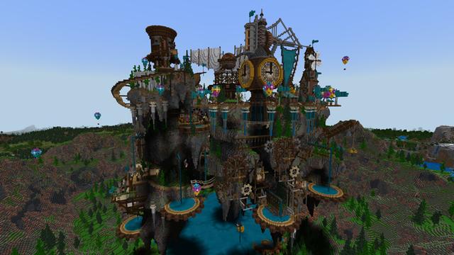 Screenshot of the Minecraft Bedrock Marketplace product Clockwork City created by Impulse.