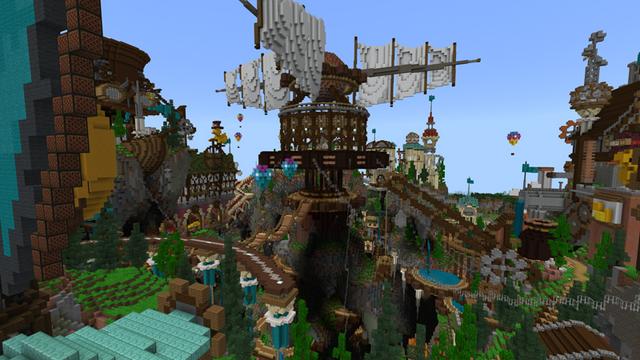 Screenshot of the Minecraft Bedrock Marketplace product Clockwork City created by Impulse.