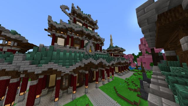 Screenshot of the Minecraft Bedrock Marketplace product Dragon's Valley created by Impulse.
