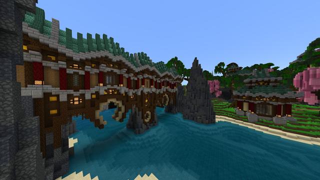 Screenshot of the Minecraft Bedrock Marketplace product Dragon's Valley created by Impulse.