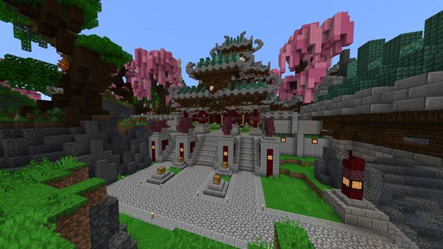 Screenshot of the Minecraft Bedrock Marketplace product Dragon's Valley created by Impulse.