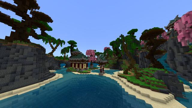 Screenshot of the Minecraft Bedrock Marketplace product Dragon's Valley created by Impulse.