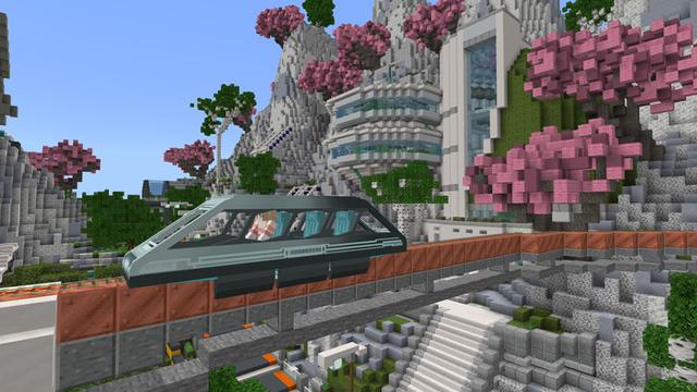 Screenshot of the Minecraft Bedrock Marketplace product Eco City created by Impulse.