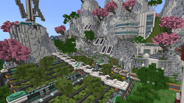 Screenshot of the Minecraft Bedrock Marketplace product Eco City created by Impulse.