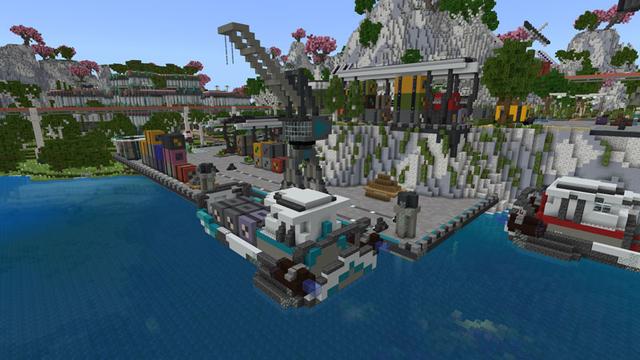 Screenshot of the Minecraft Bedrock Marketplace product Eco City created by Impulse.