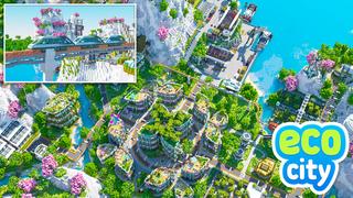 Thumbnail of the Minecraft Bedrock Marketplace product Öko-Stadt created by Impulse.