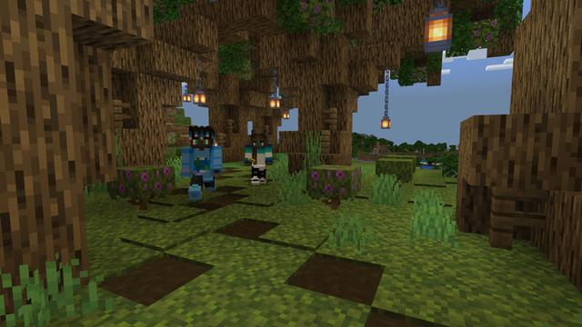 Screenshot of the Minecraft Bedrock Marketplace product Floral Peaks created by Impulse.