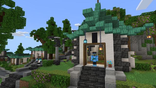 Screenshot of the Minecraft Bedrock Marketplace product Floral Peaks created by Impulse.