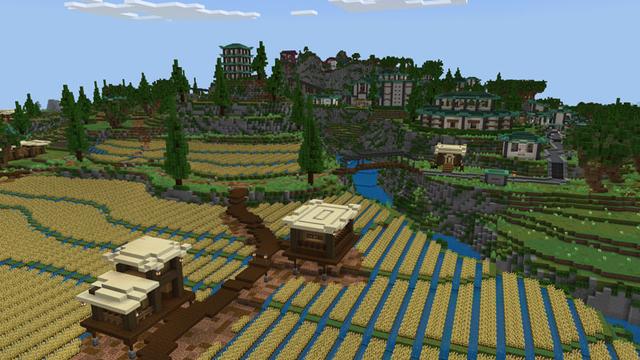 Screenshot of the Minecraft Bedrock Marketplace product Floral Peaks created by Impulse.